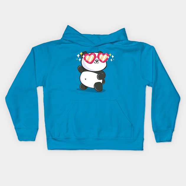 Fabulous Panda Kids Hoodie by AnishaCreations